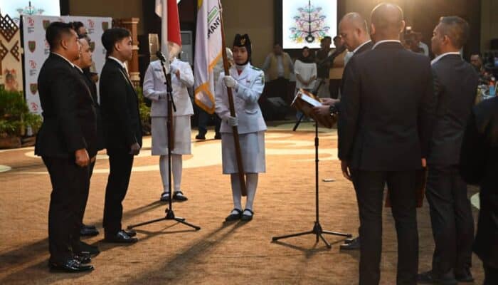 Tri Bintang Wigustiar Putra Resmi Dilantik ketua HIPMI Kalteng 2025-2028