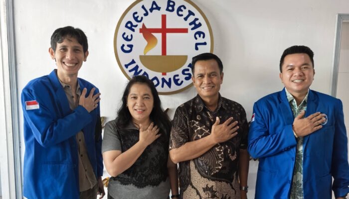 Sepakat Perkuat Pelayanan, DPD GAMKI Kalteng Audiensi ke BPD Gereja Bethel Indonesia
