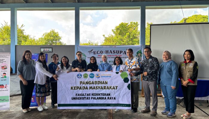 Pengabdian Mahasiswa FK UPR Lewat ECO-HASUPA, Wujudkan Masyarakat Peduli Sampah