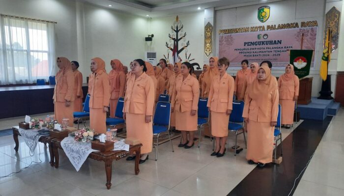 DWP Kota Palangka Raya 2025–2029 Resmi Dikukuhkan, Siap Wujudkan Program Strategis