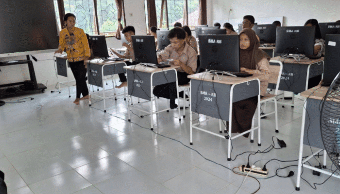 Tenaga Surya dan Starlink Jadi Solusi, SMAN 1 Rungan Barat Sukses Gelar Gladi AN